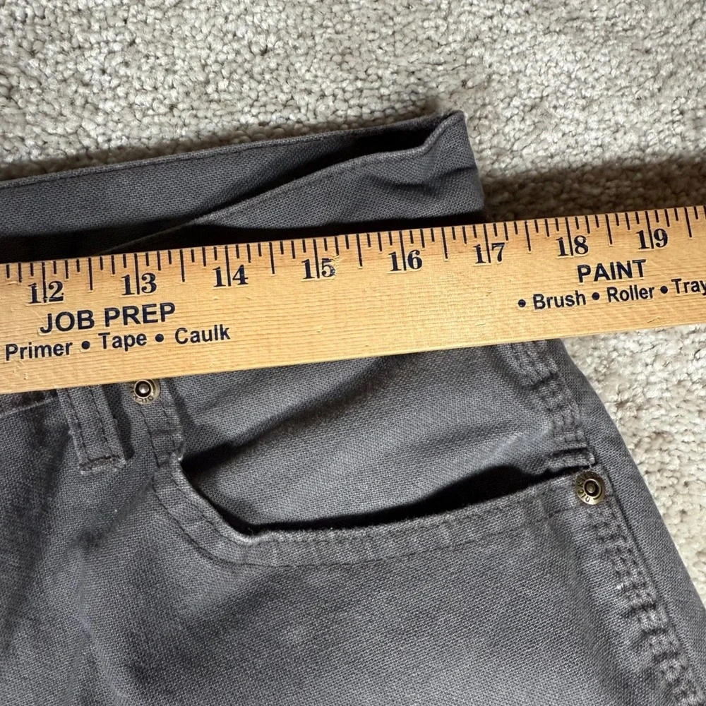 Genuine Dickies Men's 34x30 Gray Carpenter Work Pants Utility Canvas Duck